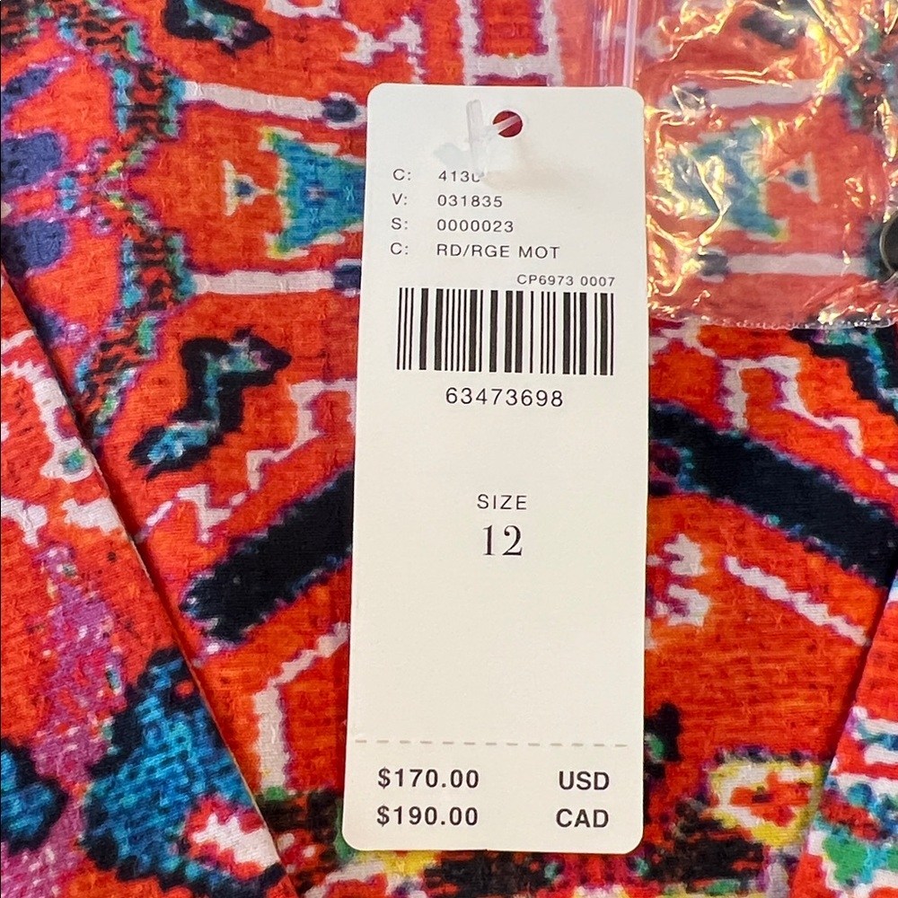 Anthropologie multi color dress
Pockets, side zipper and front slits
NWT - Picture 2 of 7